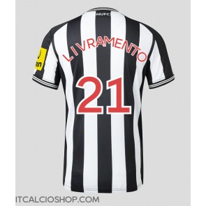 Newcastle United Tino Livramento #21 Prima Maglia 2023-24 Manica Corta